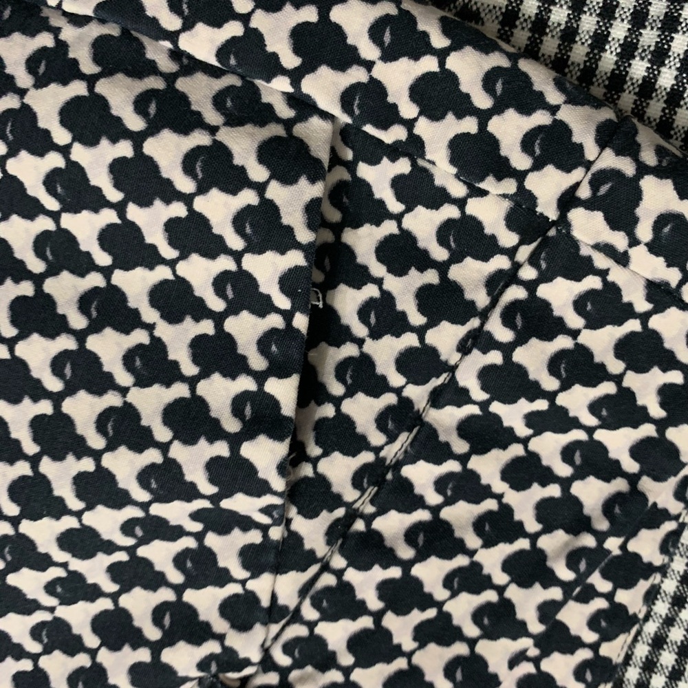 White House Black Market Black and White Patterned Skinny Pants - Picture 9 of 11